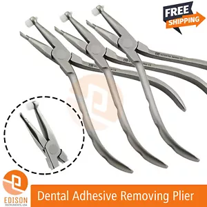 3Pcs Dental Adhesive Band Removal Plier Orthodontic Braces Bonding Removal Plier - Picture 1 of 3