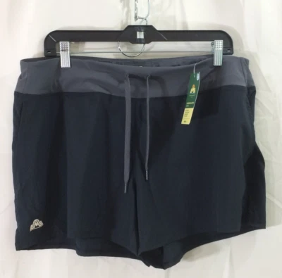 Pantalones Cortos EMS Element Active Gris Negro Ligero Senderismo Cordón Cintura XL Foto 1 de 4