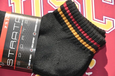 Casual USC Trojans Unique ANKLE SOCKS 2 pairs Strata-Sports Cover