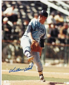 WILBUR WOOD  CHICAGO WHITE SOX   ACTION SIGNED 8x10 - Picture 1 of 1