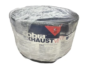 GAF Cobra Exhaust Vent 8 in. x 20 ft. Black Plastic Mesh Roll Ridge Vent - Picture 1 of 10