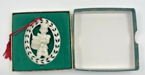 VTG Lenox China Hanging Drummer Boy Ornament Figurine With Box and Red Tassel - Picture 1 of 6