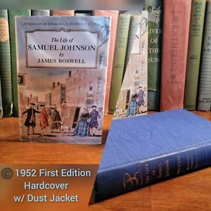 "The Life of Samuel Johnson" by James Boswell ©️ 1952 HCDJ Vintage Biography  - Bild 1 von 4