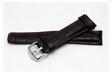Bernex Grand Duke Unisex Black Leather Watch Strap GB42294