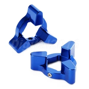 19mm Motorcycle Blue CNC Aluminum Hexagon Anodized Front Fork Preload Adjusters - Picture 1 of 7