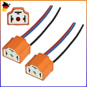 2x H4 Stecker Fassung Sockel Lampenfassung Keramik Lampensockel P43t - Bild 1 von 8