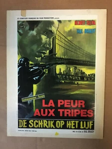 Maquette originale d'affiche : La peur aux tripes - TBE - Afbeelding 1 van 1