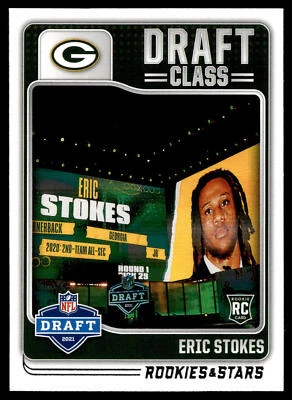 2021 Panini Rookies & Stars #DC-18 Eric Stokes Draft Class - Image 1 of 2