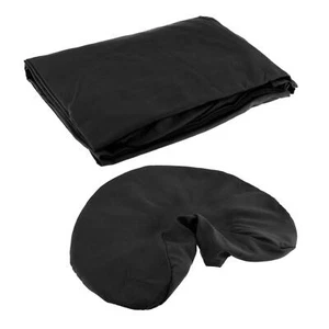 3Pcs Massage Table Sheet Set Flat Sheet, Soft, Washable, Protective,Massage Face - Picture 1 of 34
