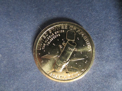 2020 D & P AMERICAN INNOVATION DOLLAR 2 COINS MD MINT STATE BU HUBBLE TELESCOPE Cover