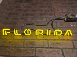 Vintage Heineken Florida Neon Sign Replacement Tube - "Florida" Tube Only - Picture 1 of 3