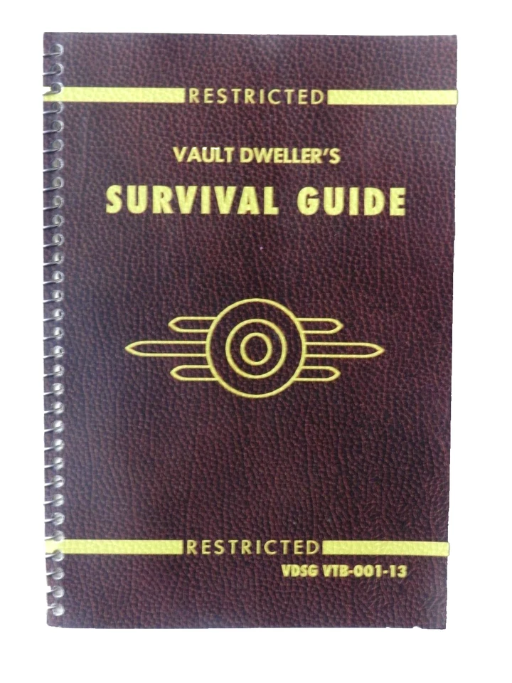 Fallout 1 PC Original Vault Dweller's Survival Guide VDSG VTB-001-13 & Game Disc - Image 1 of 4