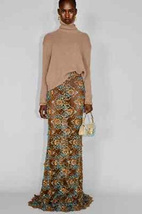 Valentino Sheer Floral Maxi Skirt - BNWT- RRP$18,000 USD - Picture 1 of 4