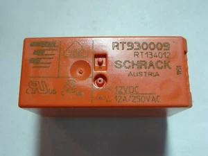 1x Relais 12V 1xEIN 12A SCHRACK RT134012 RT930009 #20-30 - Bild 1 von 5