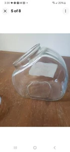 Vintage Glass Store Jar Piedmont Red Bird Tilted - Picture 1 of 3