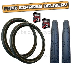 Baldys 27.5 x 2.0 DSI Mountain Bike Slick Tread PUNCTURE PROTECTED TYREs TUBEs - Picture 1 of 18