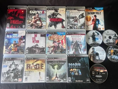 PS3 Lote Mass Effect Set Resident Evil Dead Space Rage Dead Rising Star Trek Foto 1 de 4