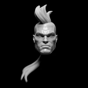 Marvel Legends Desenmascarado Dakken Wolverine Sin Pintar Cabeza Fundida - Imagen 1 de 4