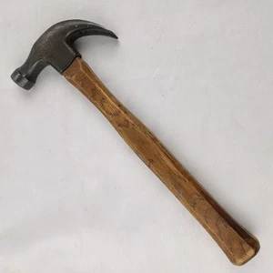 Vintage True Temper Dynamic D16 Curved Claw Hammer Original Wooden Handle Tool - Picture 1 of 17