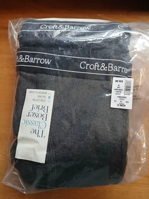 Calzoncillos boxer Croft & Barrow - Pack de 4 - Nuevos - Talla M - Negro y gris Foto 1 de 4