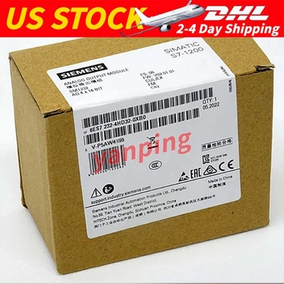 Siemens 6ES7 232-4HD32-0XB0 Analog Output Module New Sealed Free Shipping - Image 1 of 3