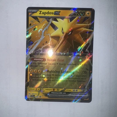 Zapdos ex 049 Sv: Scarlet & Violet Promo Cards Holo - Image 1 of 2