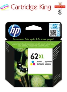 Tinta tricolor original HP 62XL para impresora todo en uno HP Officejet 5740 - Imagen 1 de 6