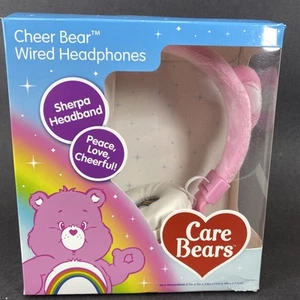CARE BEST CHEER BEAR Wired Headphones w/Sherpa Headband (2023, Cloudco) - Picture 1 of 11