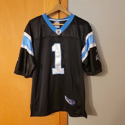 Camiseta de fútbol americano Reebok On Field Cam Newton #1 Carolina Panthers NFL talla 48 Foto 1 de 4