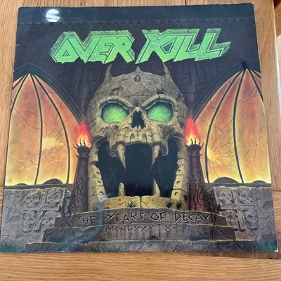 Overkill The Years Of Decay 1989 LP Album Vinyl Record 782 045-1 - Ex condition - Image 1 of 4