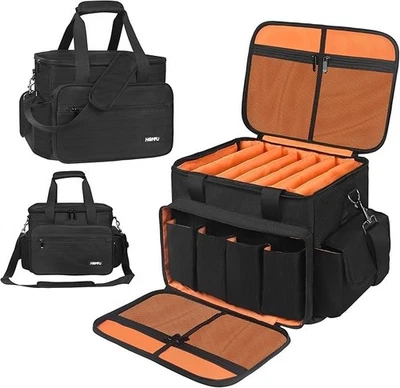 DJ Gig Gear Bag-DJ Cable File Organizer Bag with Detachable Dividers DJ Travel G - Image 1 of 4