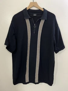 Rockabilly Hemd 2XL Lounge gestreift Elvis Resort Retro 50er Rock Freizeit Mod Papa - Bild 1 von 15