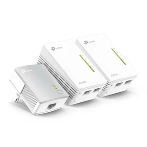 TP-Link TL-WPA4220T KIT AV600 WLAN WiFi Powerline Adapter 3-Teilig weiß - Bild 1 von 5