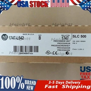 New Sealed AB 1747-L542 SLC 500 5/04 CPU PROCESSOR UNIT 1747L542 US Free Tax - Picture 1 of 7