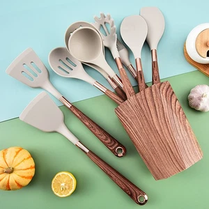 Norwegian-style cooking spatula, silicone pot spatula, frying spoon, soup spoon - Picture 1 of 4
