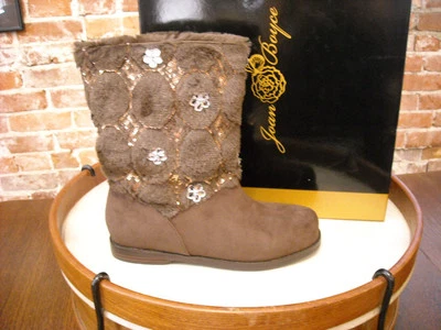 Botines Joan Boyce Marrón Acolchados Imitación Piel Nuevos Foto 1 de 4