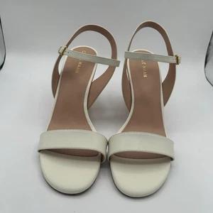 Cole haan Womens Josie wedge sandal pump, ivory leather 9.5 - Picture 1 of 10