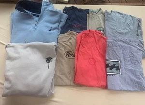 Paket Teen Herren Hoodie, Tshirts Größe M Nautica, Hollister, UA, Southern Tide - Bild 1 von 13