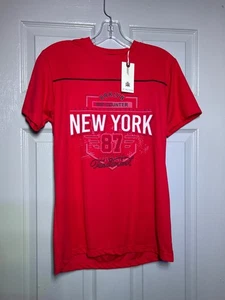 Of The Cross T-shirt uomo piccola rossa marchio urbano streetwear brooklyn New York - Foto 1 di 9