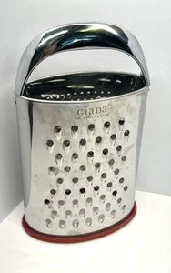 Giada de Laurentiis 2-seitige ovale feine Handreibe - Edelstahl schwer zu finden - Bild 1 von 10