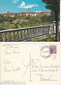 CARTOLINA RARA,  RIVALTA BORMIDA (ALESSANDRIA) PANORAMA ZONA DEI VINI PREGIATI - Bild 1 von 1
