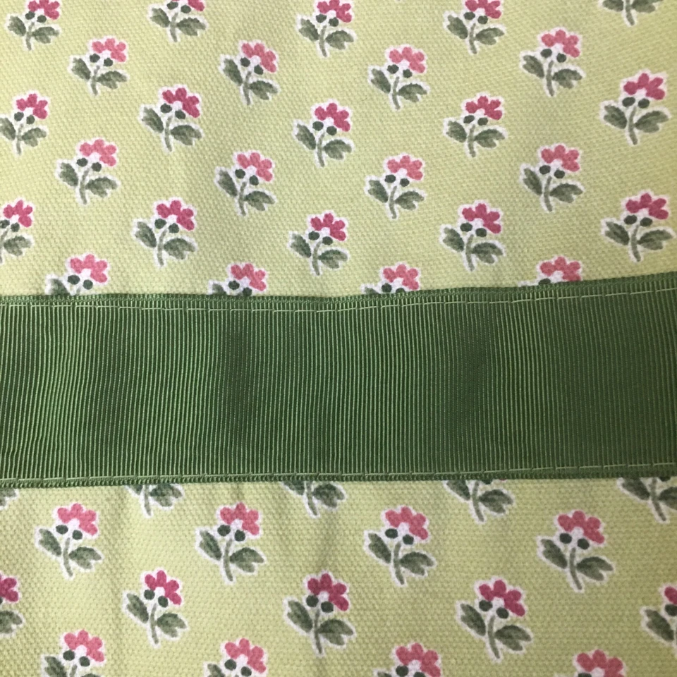 Panel de cortina Waverly verde floral 68”X68” Countrycore Cottagecore Granny Foto 1 de 4