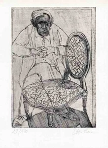 klaus eberlein - Richard Seewald - Original Radierung signiert limitiert 1984 - Bild 1 von 1