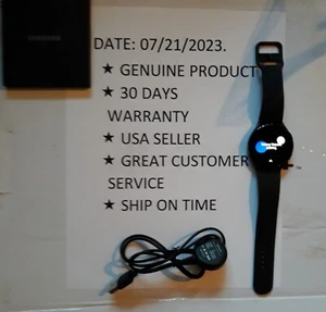 Samsung Galaxy Watch4 SM-R875 44 mm estuche de aluminio con correa deportiva - negro... - Imagen 1 de 3