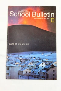 National Geographic School Bulletin 24. September 1973 Land of Fire and Ice Eagle - Bild 1 von 1