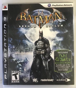 Batman Arkham Asylum (PlayStation 3 PS3) Black Label CIB COMPLETE & TESTED - Picture 1 of 4