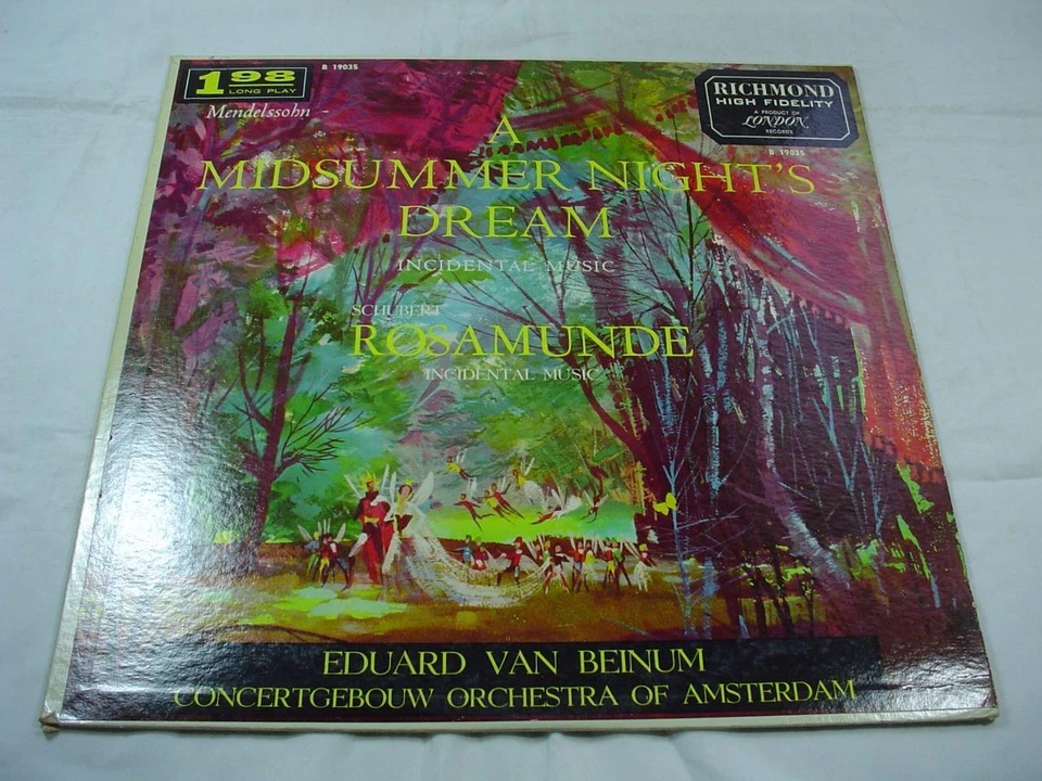 Mendelssohn - A Midsummer Nights Dream - Eduard Van Beinum - Mono - Image 1 of 1