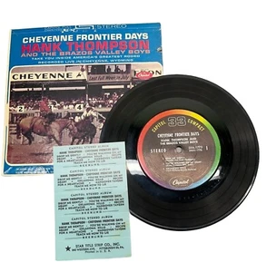 Hank Thompson Cheyenne Frontier Days Compact 33 Jukebox 7" Country Record - Bild 1 von 5