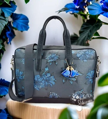 Bolso de hombro Coach Hamilton HAWAIIAN LILY 28635 UNISEX para computadora portátil🌺 RARO🌺 Foto 1 de 4