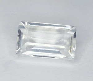 Natural White Sapphire 7.52 Ct Loose Gemstone Certified Princess Shape Gem - Picture 1 of 10